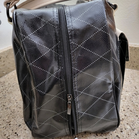 MARY KAY Tote Bag Black Cream Consultant Travel Case Organizer - Picture 3 of 7